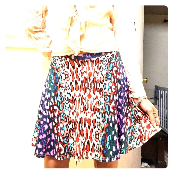 Top shop cheetah print skirt - Picture 6 of 8